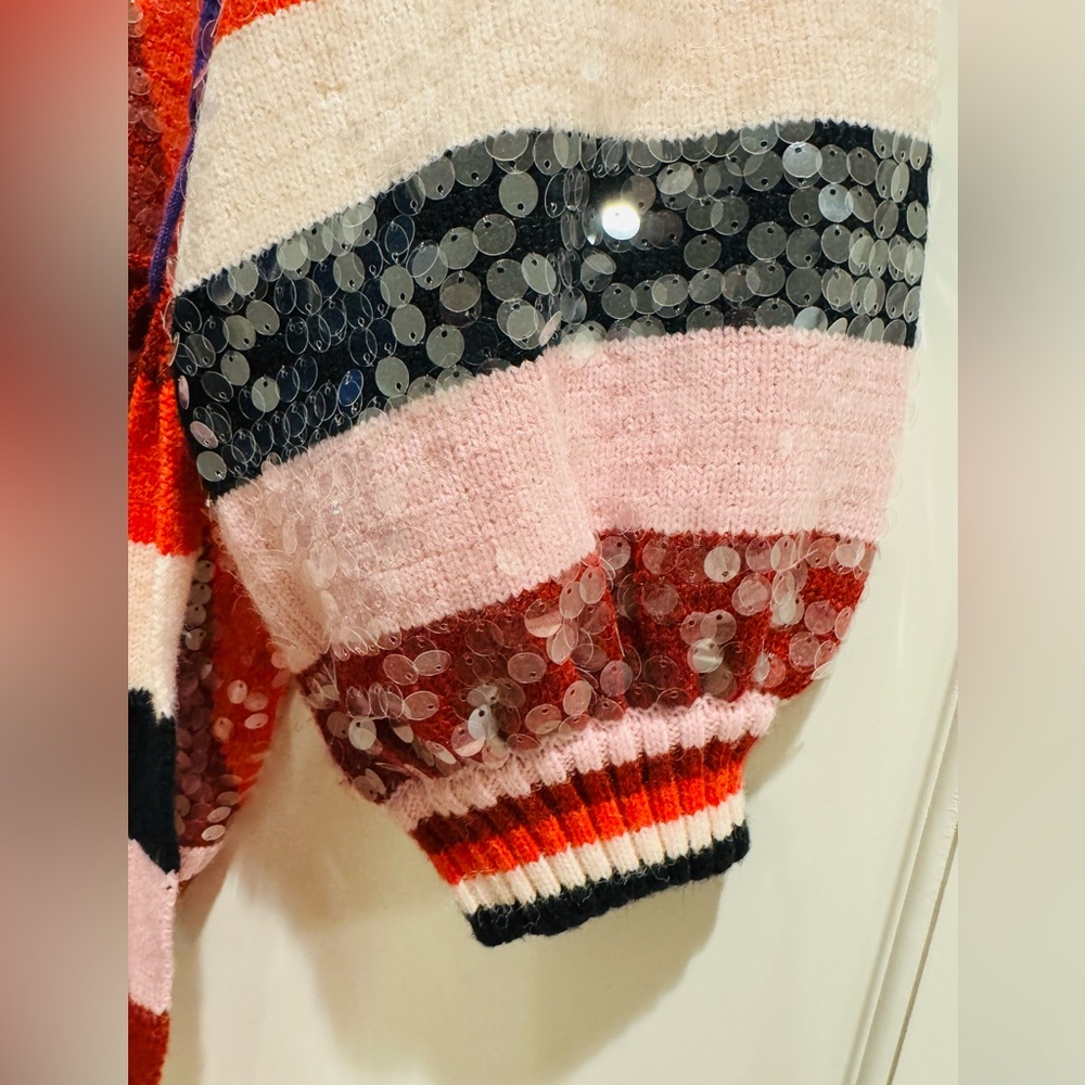 Farm Rio Colorful Sequin Cardigan - Picture 6 of 6